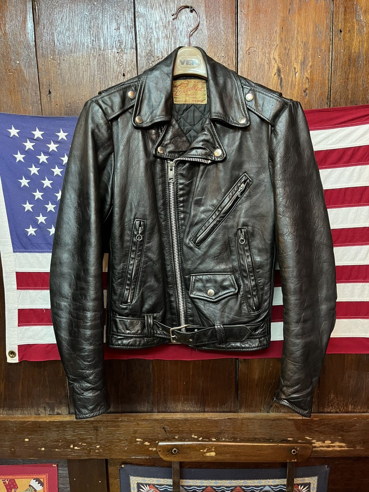 ジャケット・アウター vintage leather over riders jacket $_12.JPG?set_id=880000500F