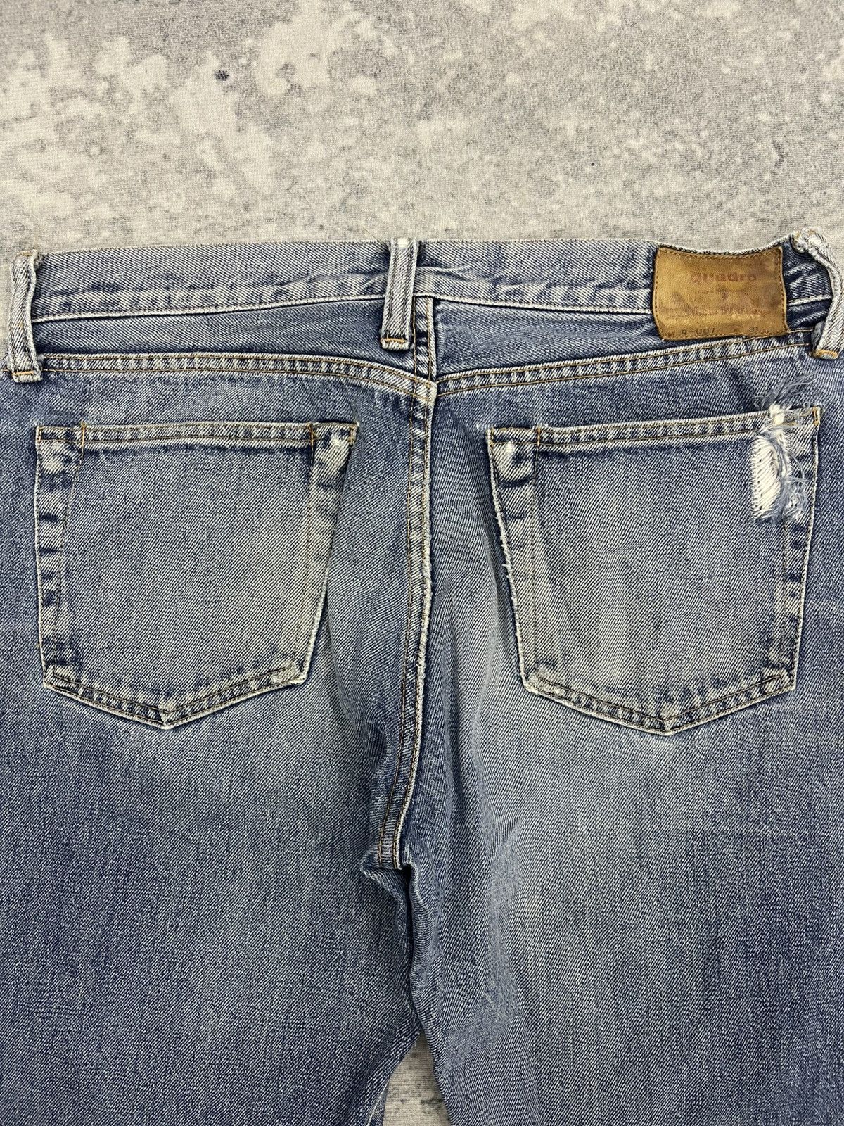 Studio D'Artisan Vintage Studio D'Artisan x Quadro G-001 Selvedge Jeans Size US 31 - 20 Thumbnail