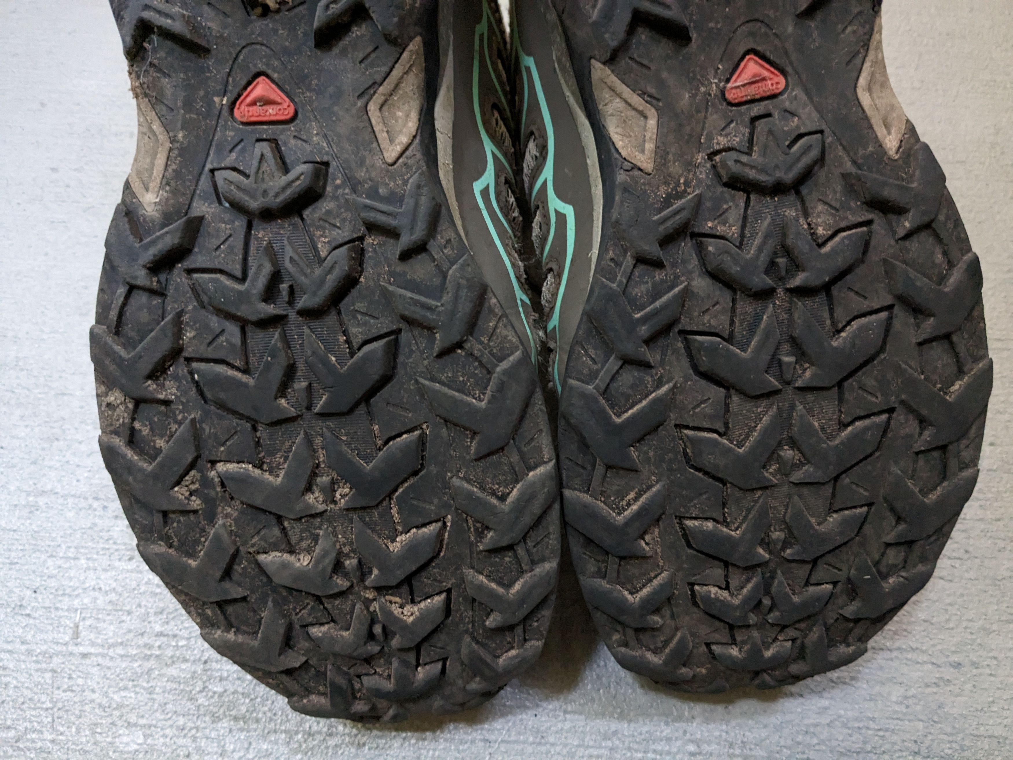 Salomon Salomon X Ultra Hiking Boots 8.5 Gray Green Gore-tex Size US 8.5 / EU 41-42 - 14 Thumbnail