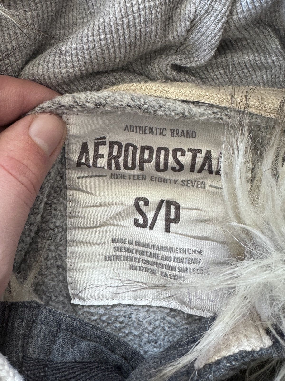 Aeropostale Y2K Vintage Aeropostale Fur Lgb If6was9 style hoodie Size US S / EU 44-46 / 1 - 3 Thumbnail