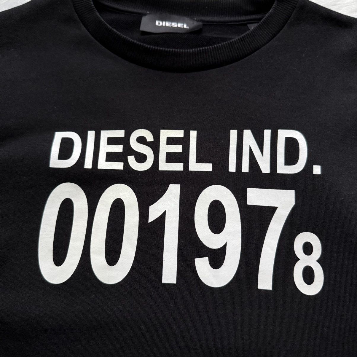 Diesel 📌 Crazy Diesel Y2K Black Sweatshirt Size US XL / EU 56 / 4 - 3 Thumbnail