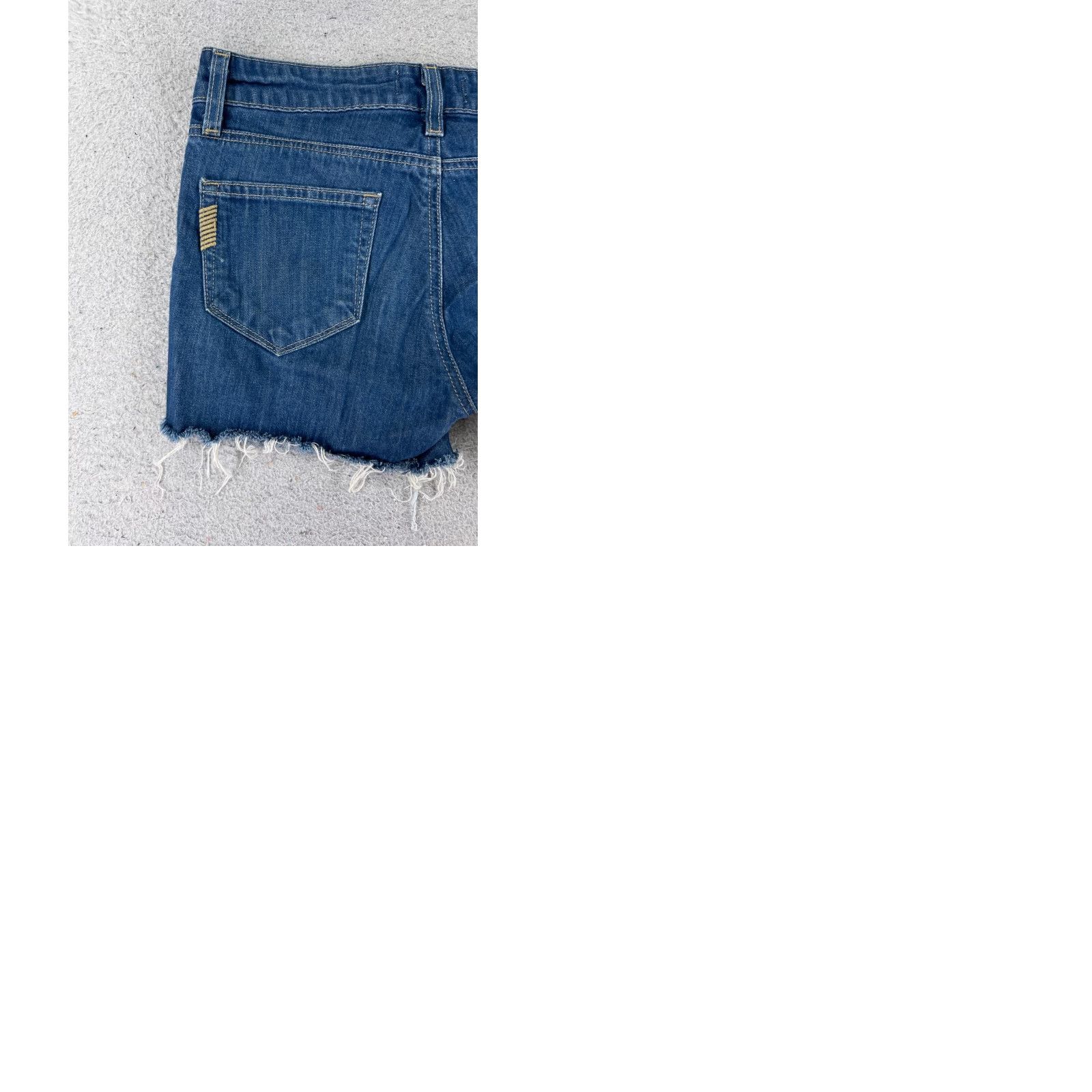 Anthropologie Anthropologie Paige Shorts Womens Blue Denim Cut-Off Low Rise 26 Regular 4 in Inseam 27x4 Cotton Size 26" / US 2 / IT 38 - 10 Thumbnail