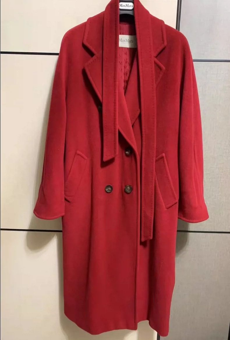 Max Mara MaxMara 101801 Madame Red Coat -dmc Size US S / EU 44-46 / 1 - 1 Thumbnail