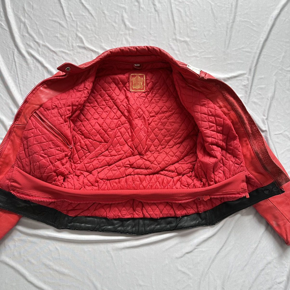Vintage Vintage IXS Leather Motorcycle Jacket - Rare Model Size M / US 6-8 / IT 42-44 - 6 Thumbnail
