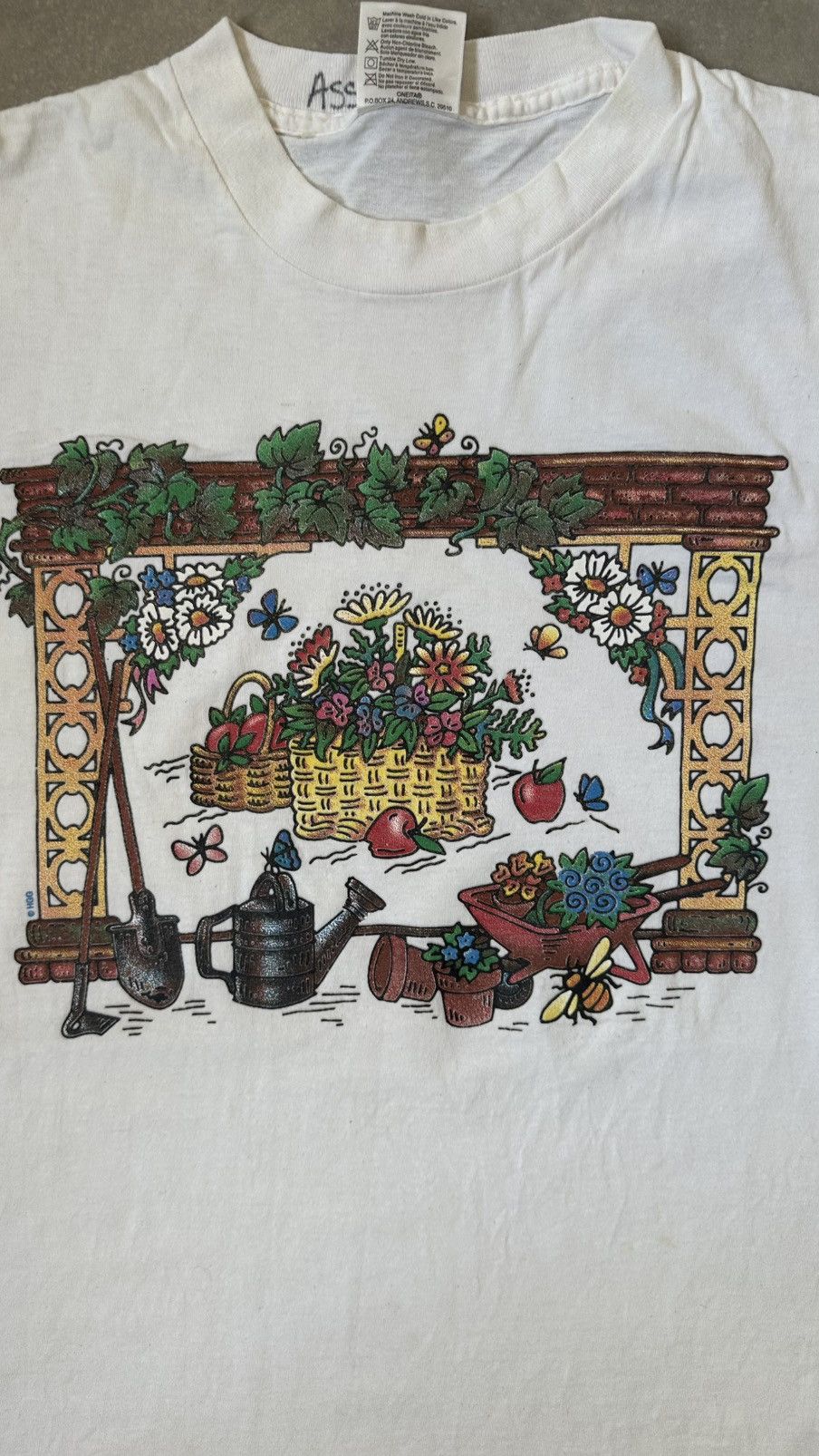 Vintage VINTAGE POWERPRO FLORAL ART TEE Size US M / EU 48-50 / 2 - 2 Thumbnail