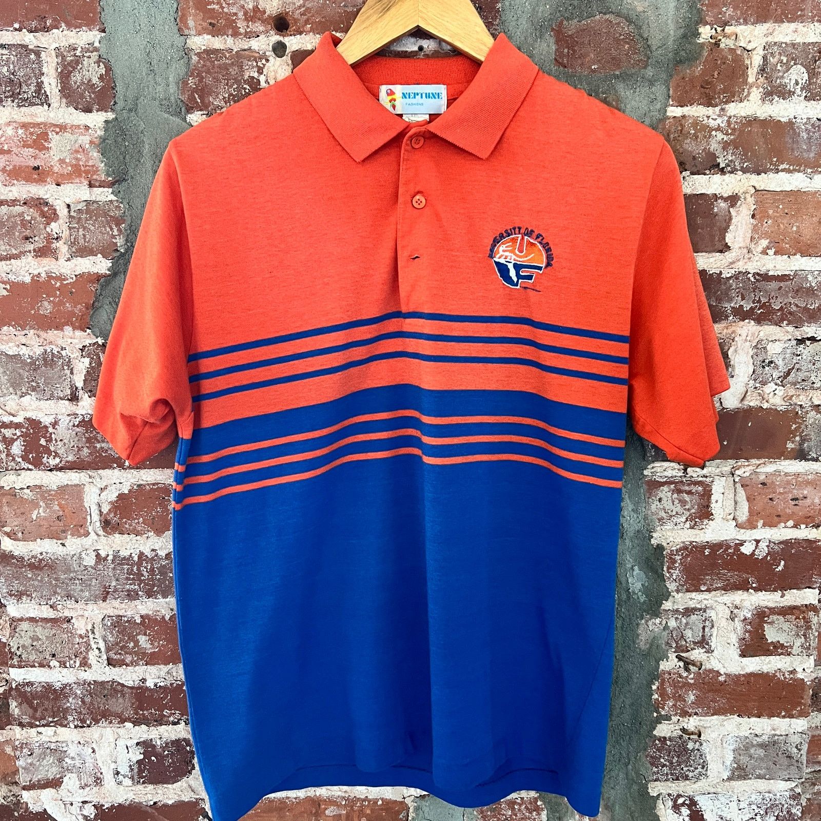 Vintage Vintage 80s University of Florida Mens Polo Shirt L 20x26 Size US L / EU 52-54 / 3 - 2 Thumbnail