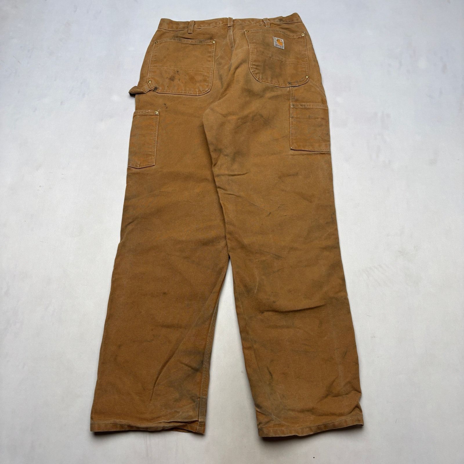 Carhartt Carhartt Iconic B01 Firm Duck Double Front Dungaree Pants 30 Size US 30 / EU 46 - 3 Thumbnail