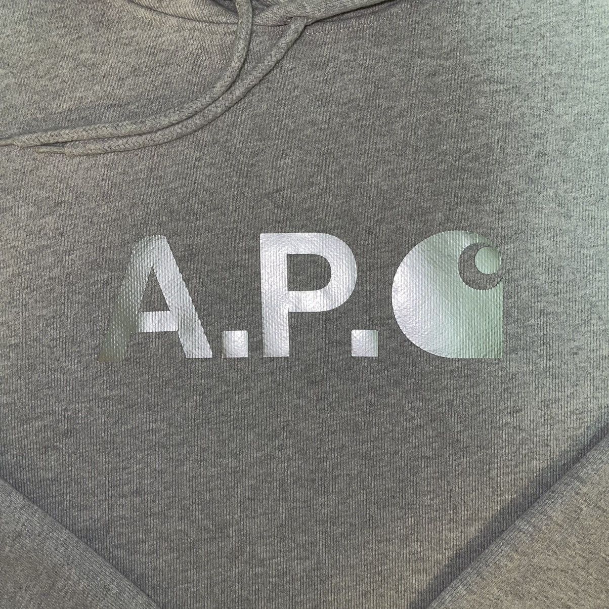 A.P.C. x Carhartt WIP Edition Stash Hoodie Grey Sz deals S