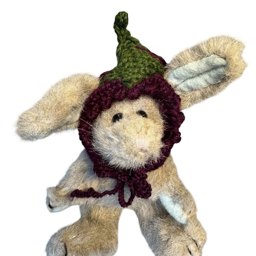 Other NWT New Vintage 1990 Boyds Bears Aubrey Aubergine Rabbit Size ONE SIZE - 3 Thumbnail