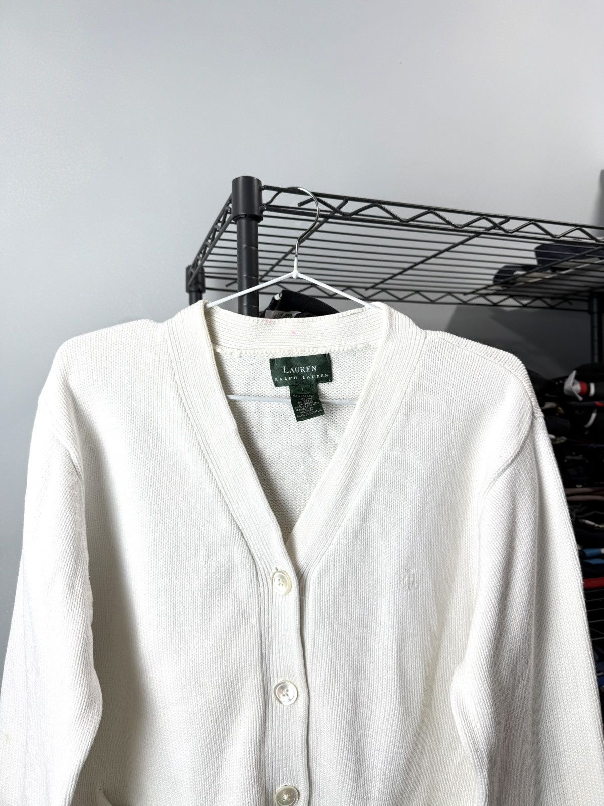 Lauren Ralph Lauren Lauren Ralph Lauren Vintage Sweater Cardigan Size L / US 10 / IT 46 - 2 Thumbnail