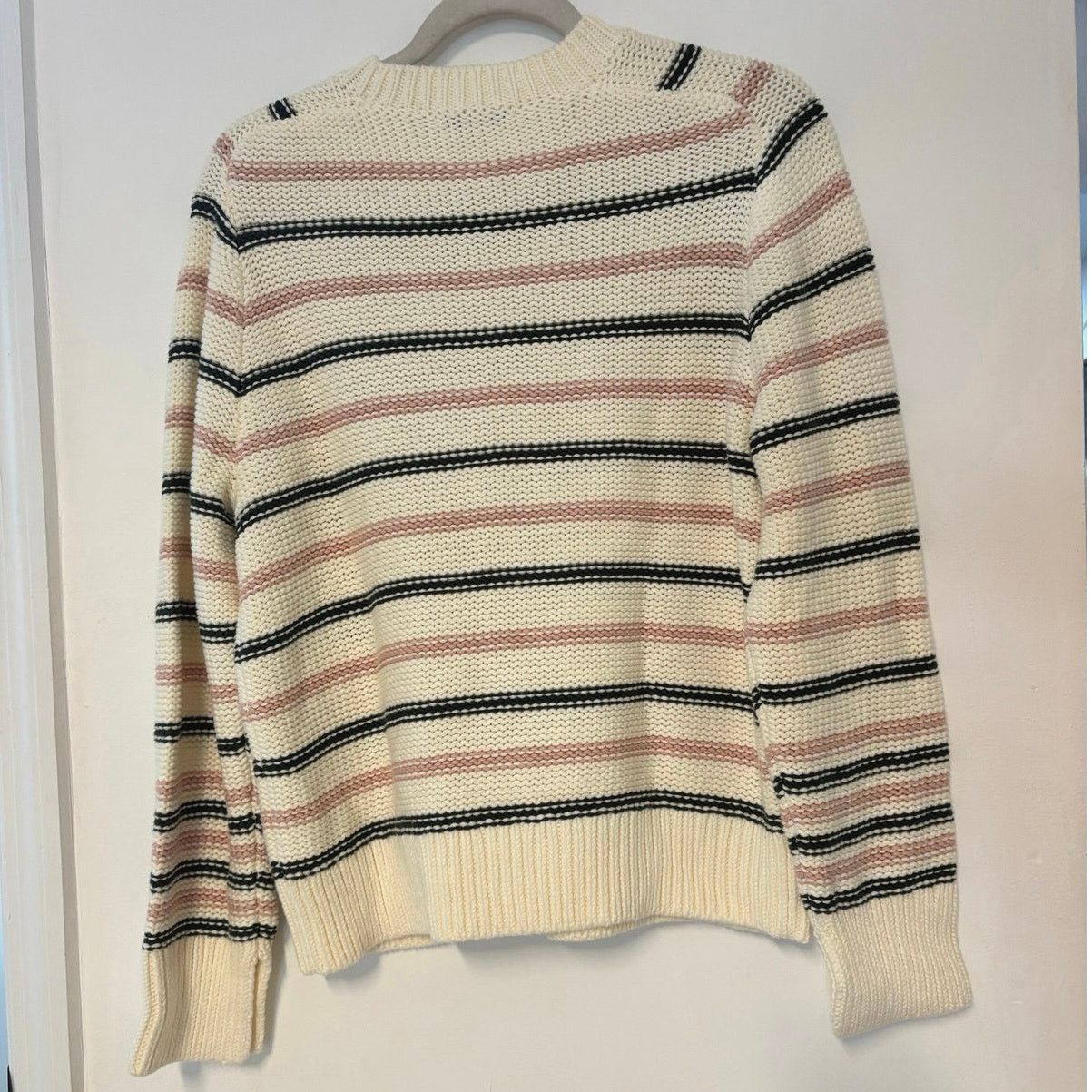Madewell NWT Madewell Cotton Crewneck Sweater in Stripe Size S Size S / US 4 / IT 40 - 4 Thumbnail