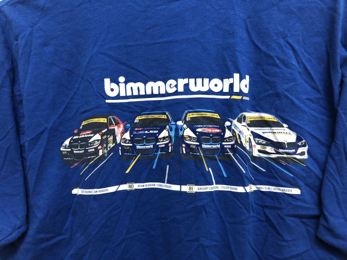 BMW × Next Level Apparel RARE 🔥 BMW BIMMERWORLD TEAM 14 RACING TEAM PROMO TEE Size US L / EU 52-54 / 3 - 9 Thumbnail