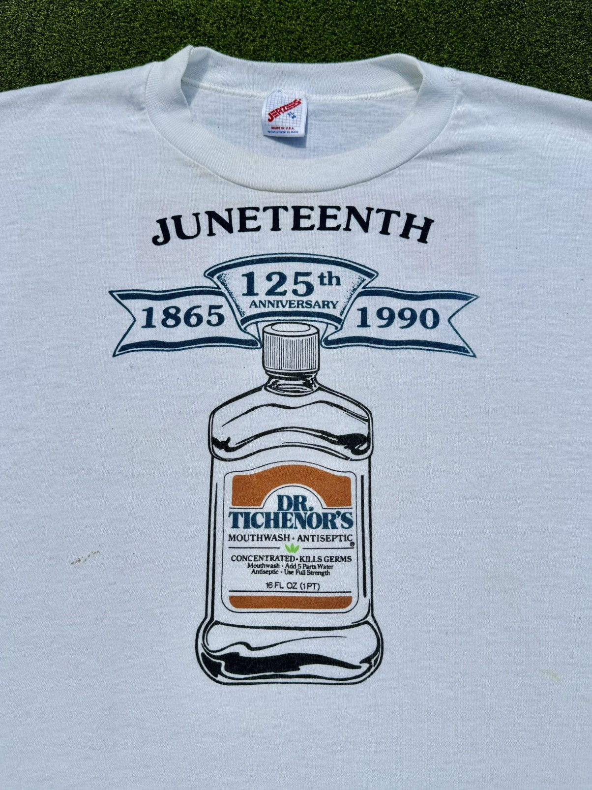 Vintage 1990 Juneteenth Dr Tichenors Black History Vintage Shirt Size US XL / EU 56 / 4 - 2 Thumbnail