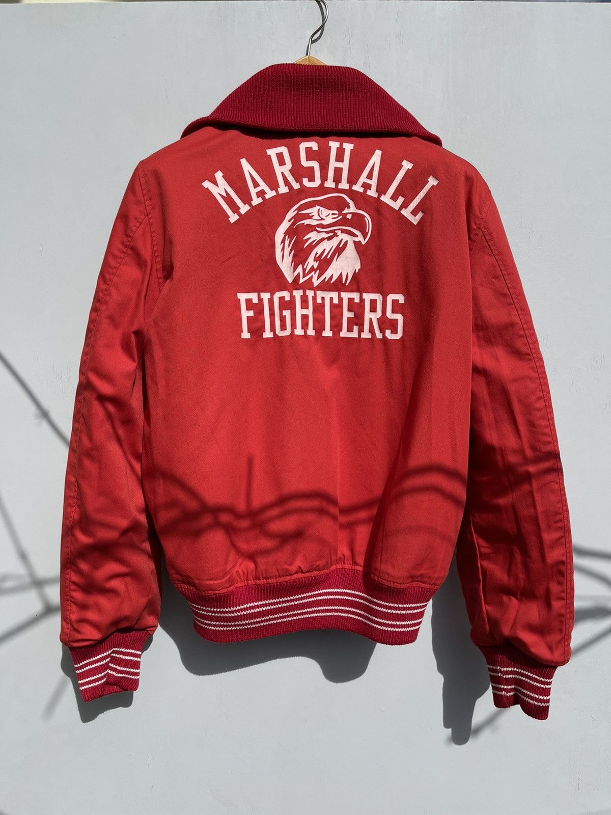 Franklin & Marshall Franklin & Marshall Reversible Varsity Leather Jacket Size US XL / EU 56 / 4 - 10 Thumbnail