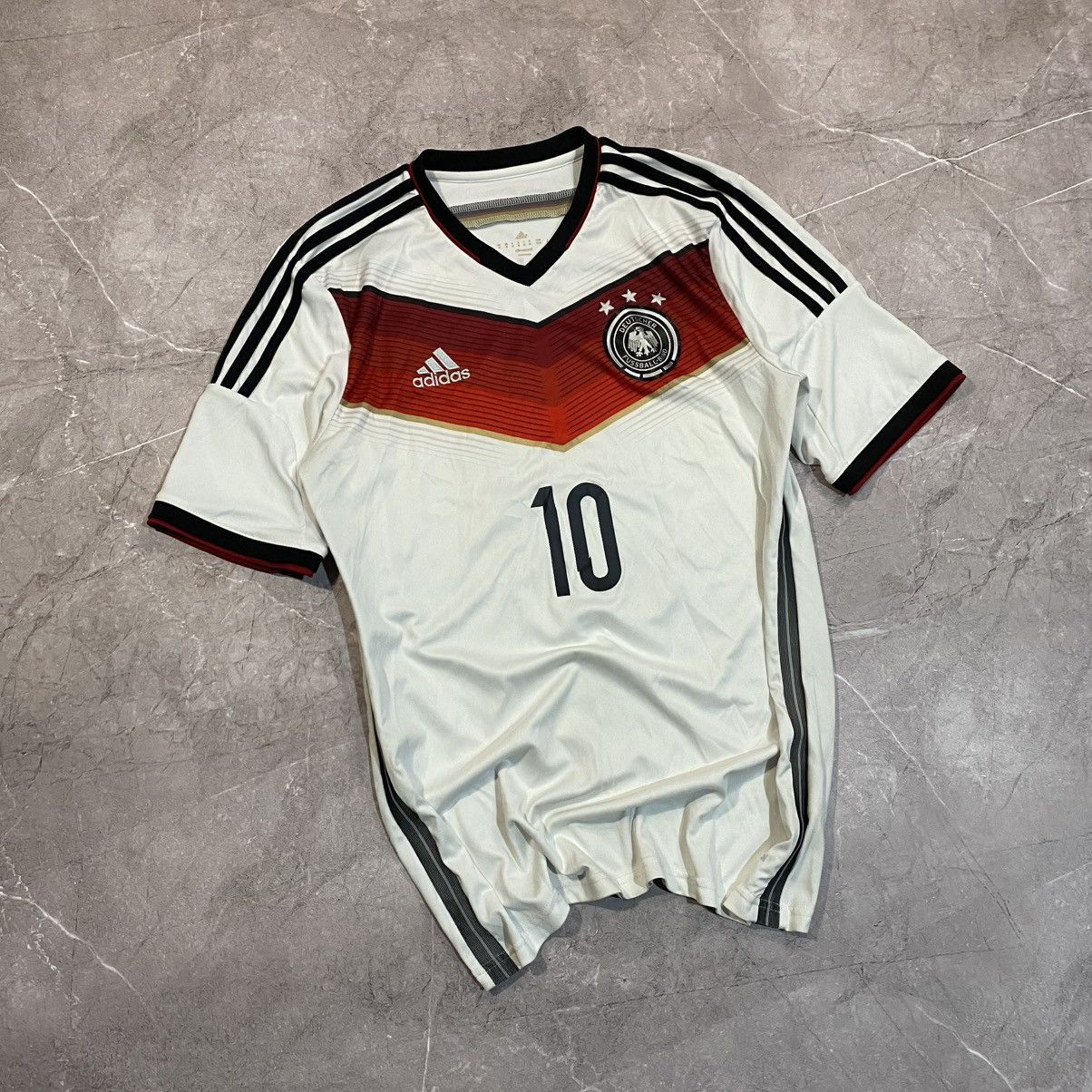 Vintage MATTHAUS ! VINTAGE ADIDAS GERMANY TEE NATIONAL SOCCER JERSEY Size US M / EU 48-50 / 2 - 1 Thumbnail