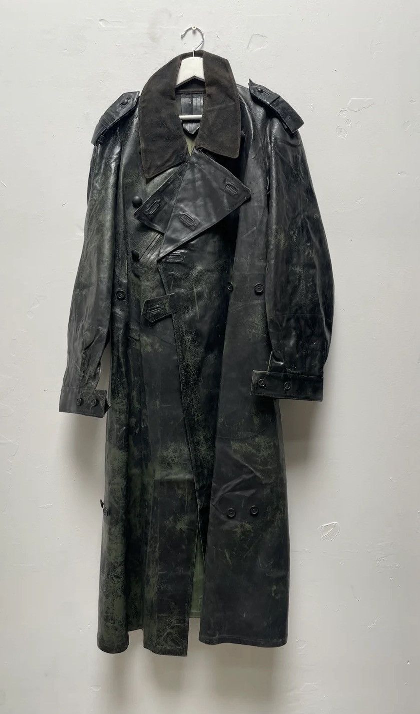 Handmade Soot Heavy Rubber Trench Size US XL / EU 56 / 4 - 1 Thumbnail