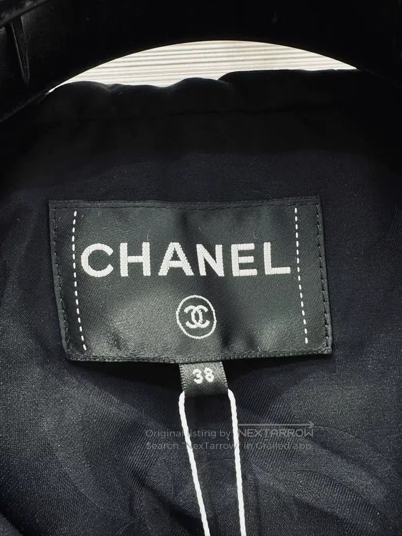 Chanel Chanel 25B black ruffled love hooded jacket Size XS / US 0-2 / IT 36-38 - 2 Thumbnail
