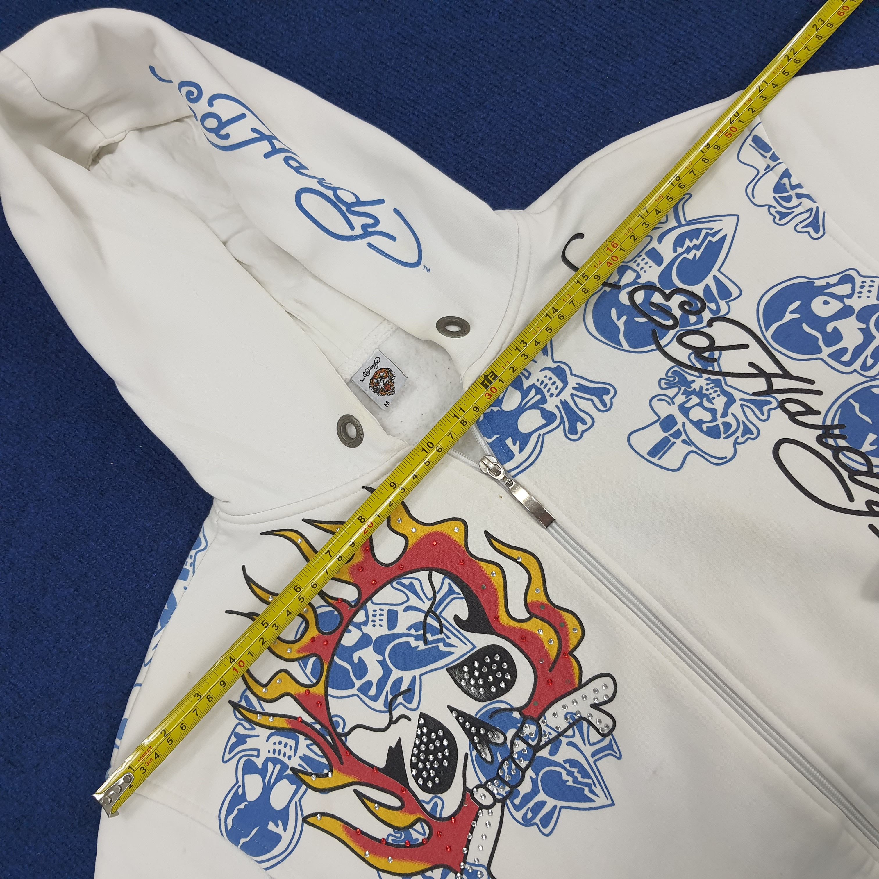 Christian Audigier × Ed Hardy × Vintage Vintage Ed Hardy by Christian Audigier Overprint Hoodies Size US M / EU 48-50 / 2 - 10 Thumbnail