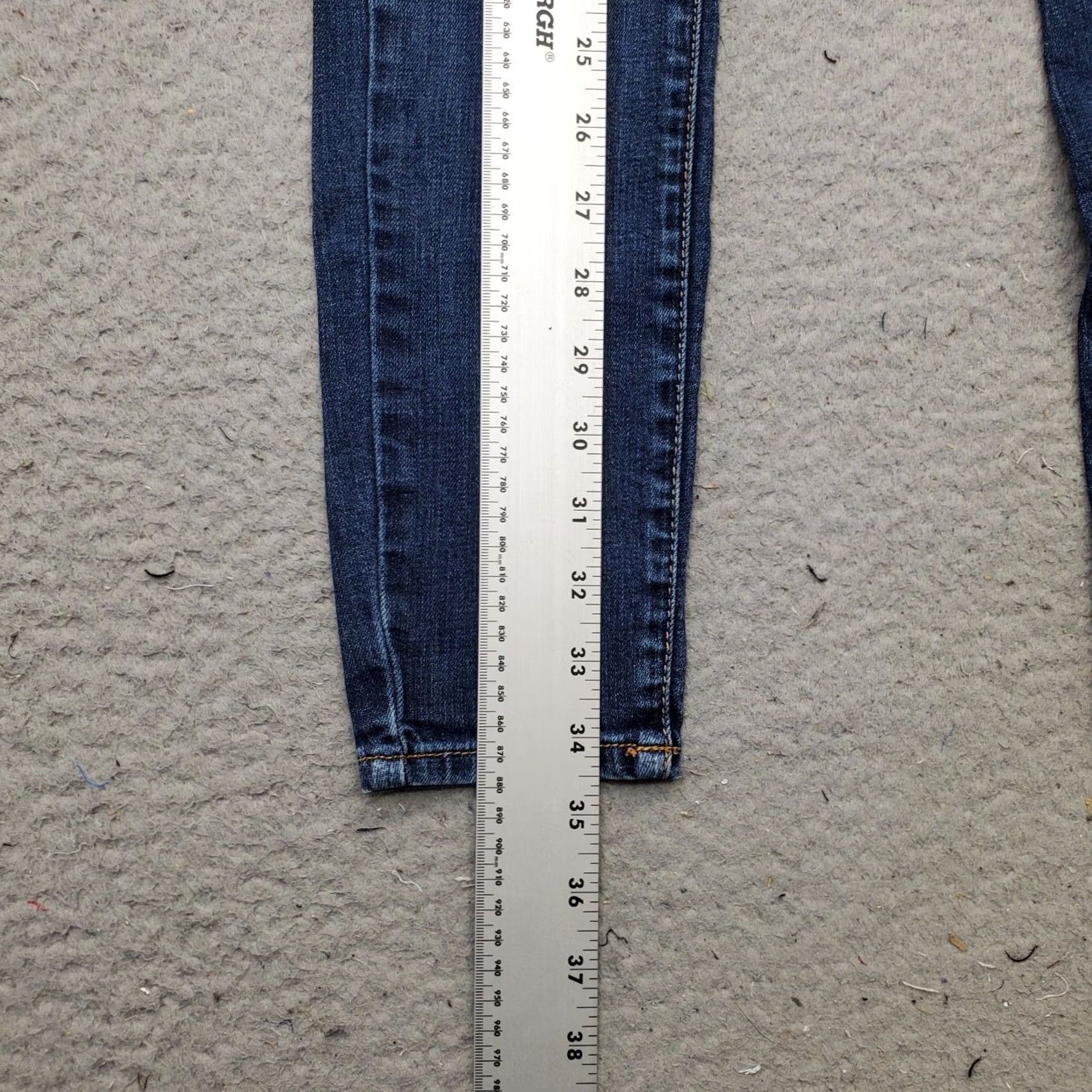 American Eagle Outfitters American Eagle Outfitters Womens Jeans 0 Blue Regular Stretch Whiskered Denim Jeans Size 25" / US 0 / IT 36 - 3 Thumbnail