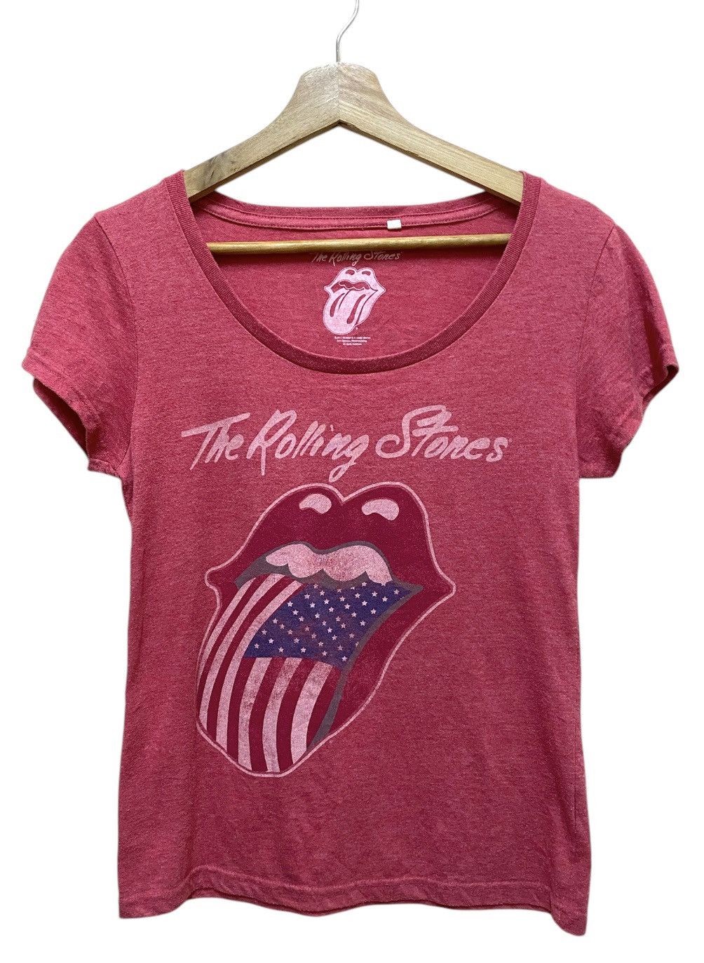 Band Tees The Rolling Stones Big Logo Crewneck Tee Size XXS / US 00 / IT 34 - 1 Thumbnail