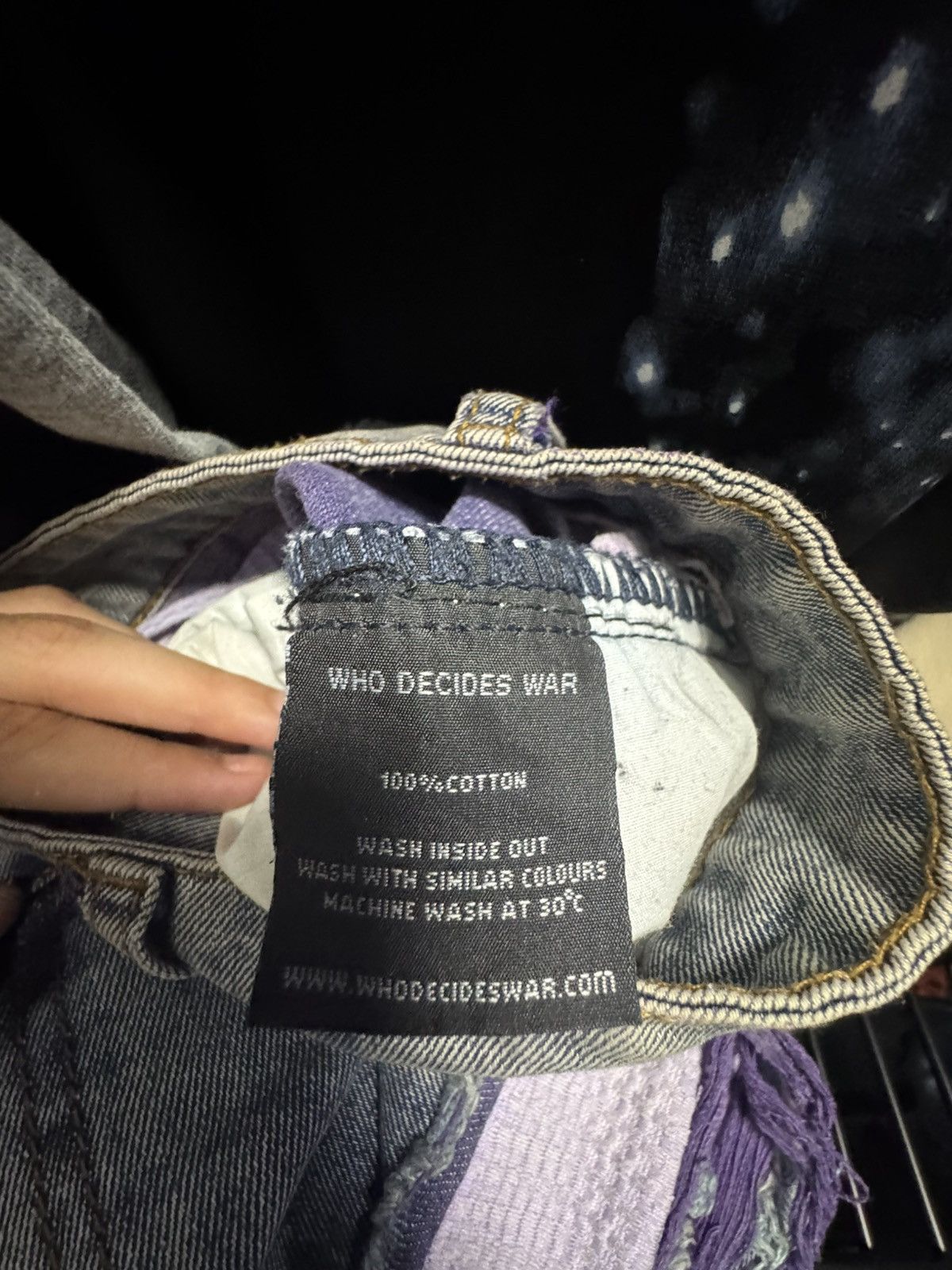 Who Decides War Who Decides War Coal Violet Fusion Denim Size US 38 / EU 54 - 5 Thumbnail