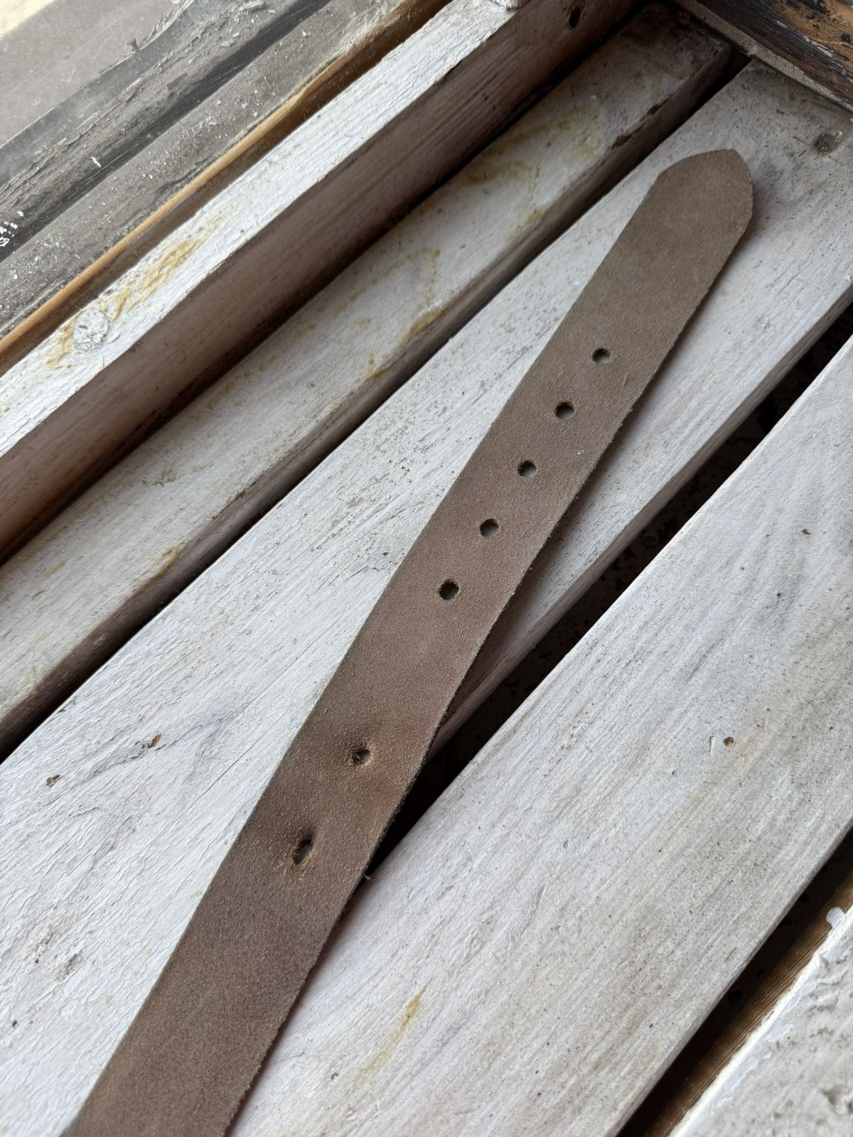 Levi's × Levi's Vintage Clothing × Vintage Cowboy 90s Levi’s Leather Black Belt Made In Italy Size ONE SIZE - 7 Thumbnail