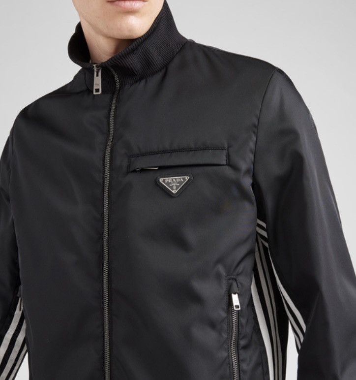 Adidas Prada x Adidas Re-Nylon Track Jacket Black HN3990 | Grailed