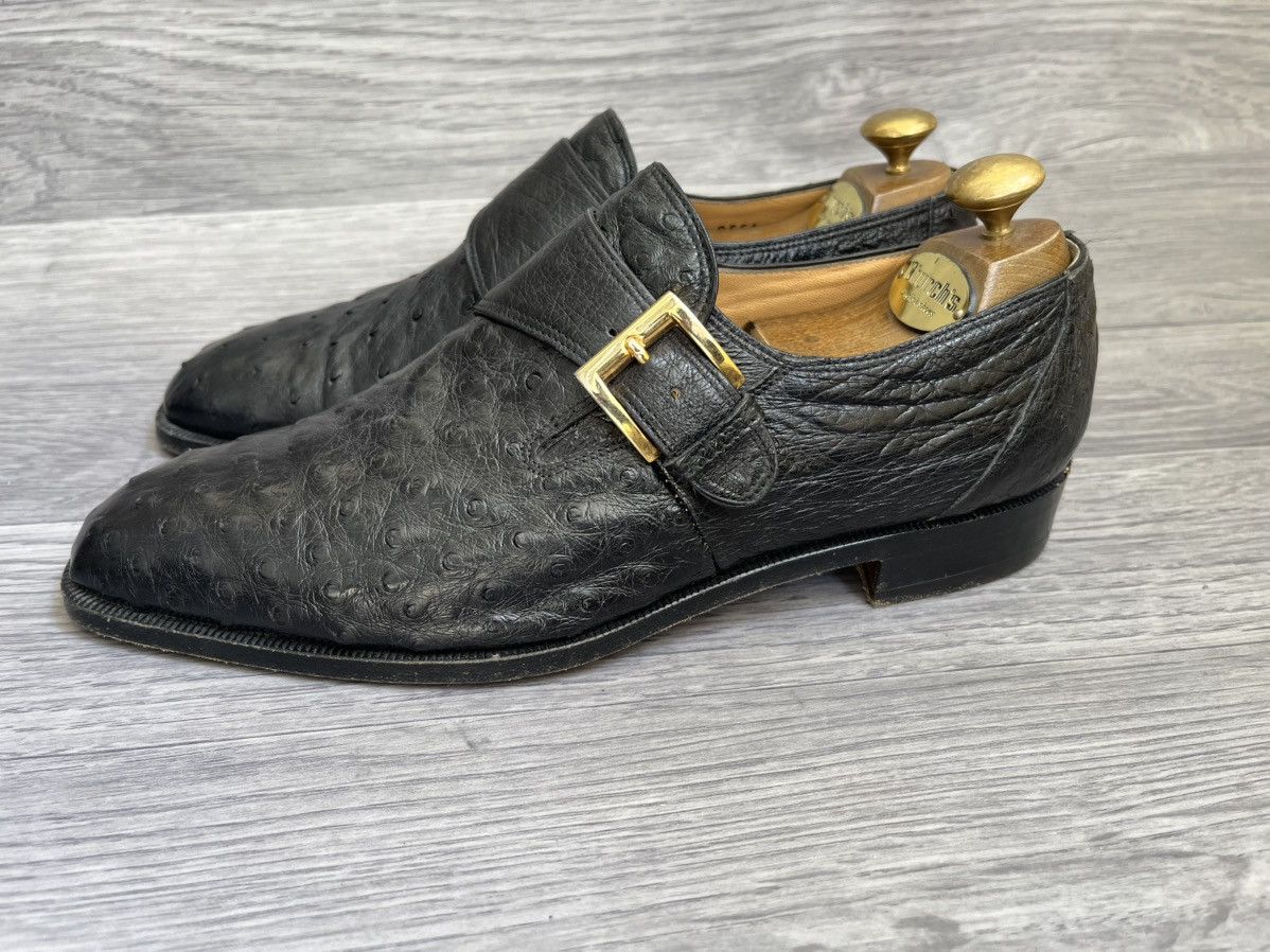 Mauri Mauri single monk strap exotic leather shoes sz 41 Size US 8 / EU 41 - 5 Thumbnail