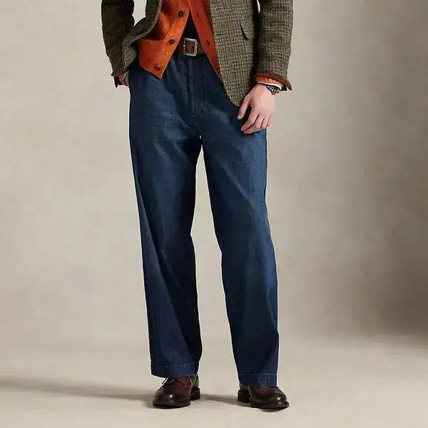 Polo Ralph Lauren Ralph Lauren Polo Stretch Straight Fit Navy Blue Chino Pant Size US 34 / EU 50 - 2 Thumbnail