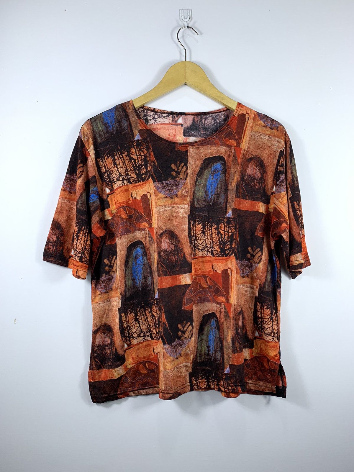 Yohji Yamamoto Japanese Brand Mesh top Like JPG Style All over print Size US M / EU 48-50 / 2 - 1 Thumbnail