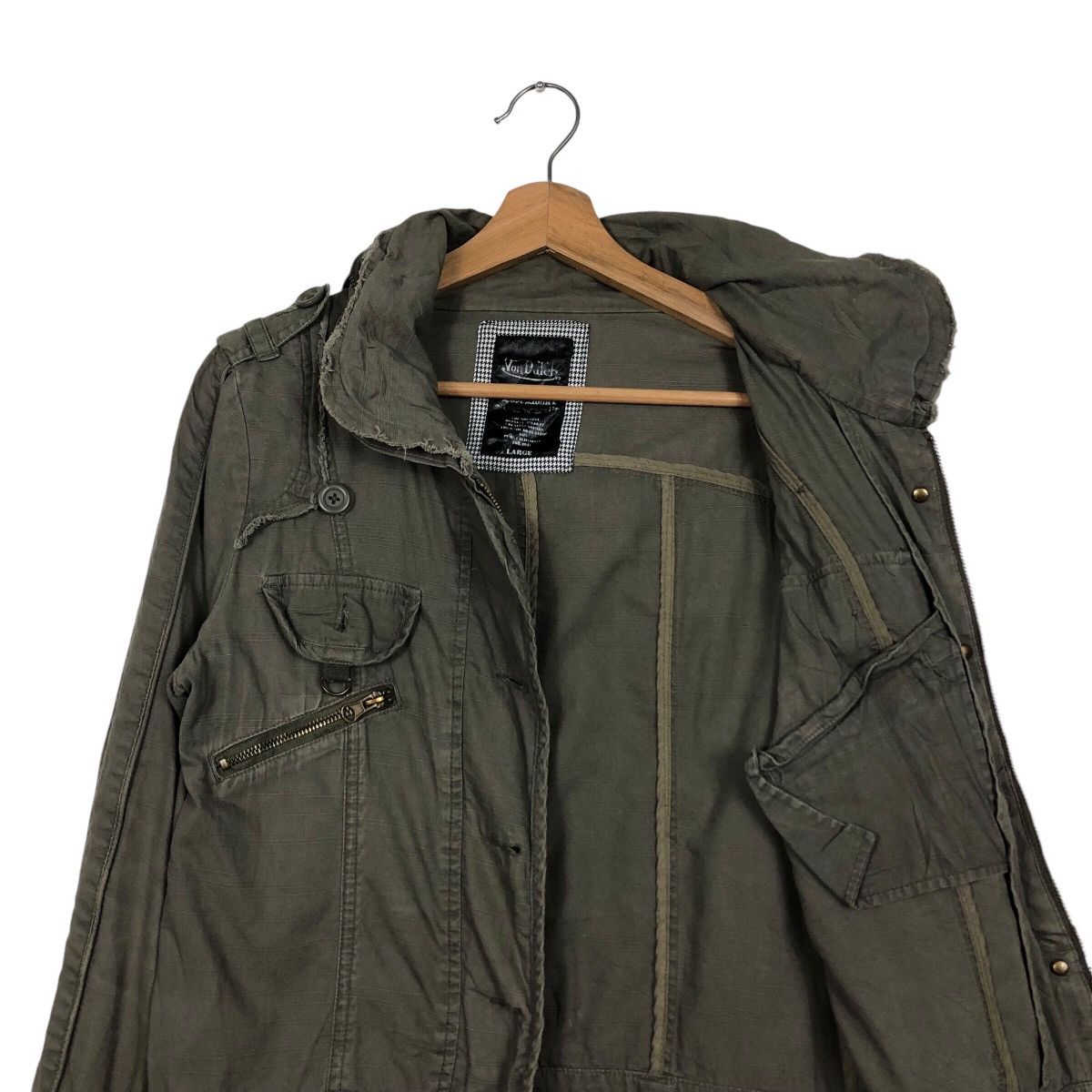 Japanese Brand × Von Dutch 📌Vintage Parka Biker Jacket Von Dutch Bondage Parachute Size US L / EU 52-54 / 3 - 13 Thumbnail