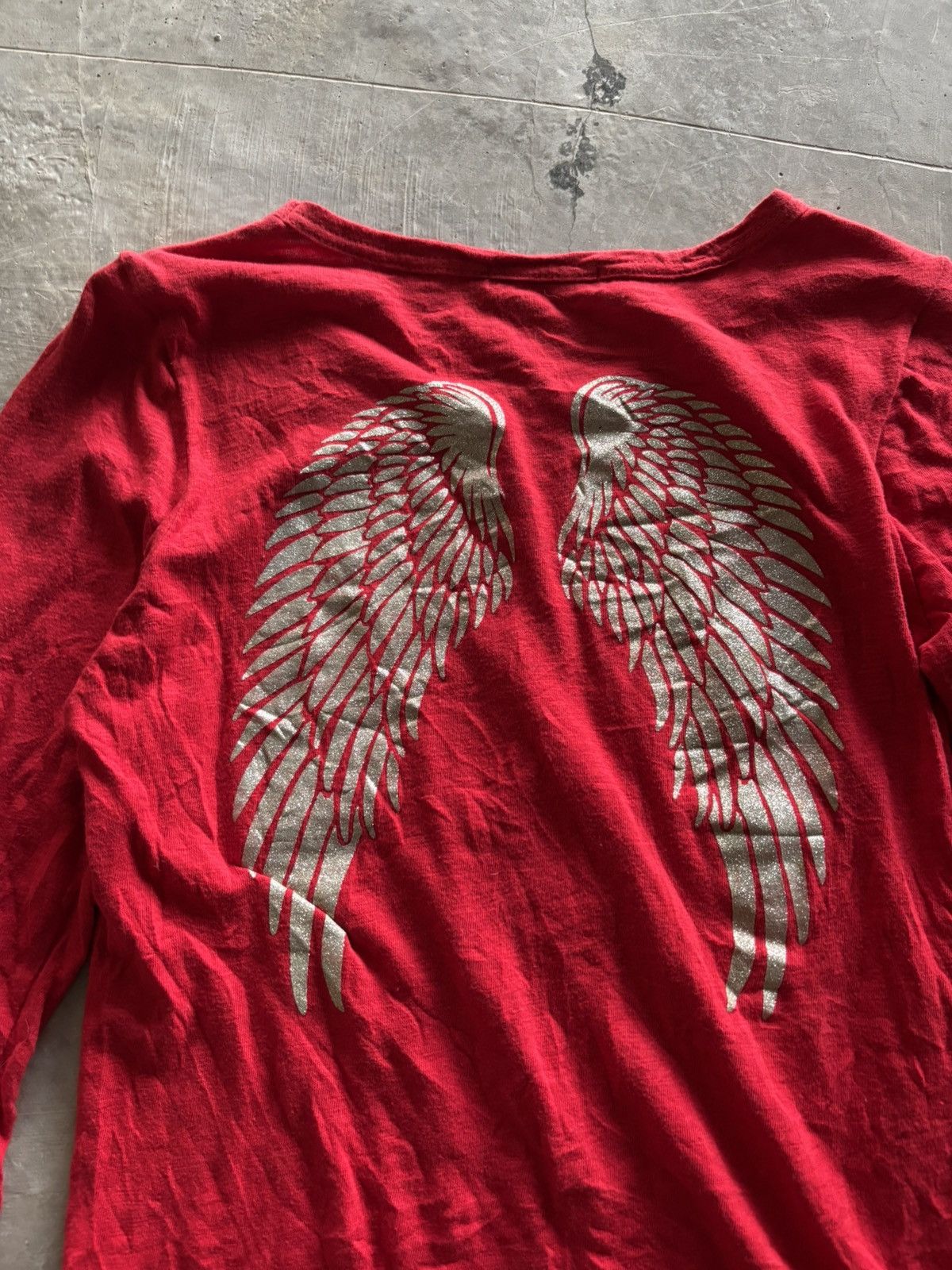 20471120 × Angel Blue × Hysteric Glamour sick y2k japanese brand poem with angel wing backhit Size XS / US 0-2 / IT 36-38 - 10 Thumbnail