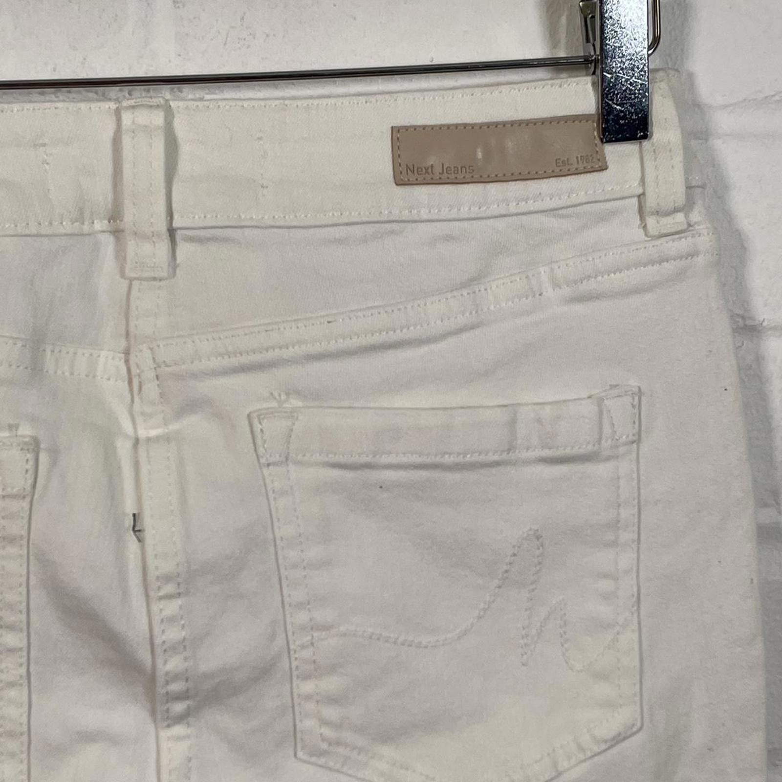 NEXT Next Women's White Jeans Size 28" / US 6 / IT 42 - 2 Thumbnail