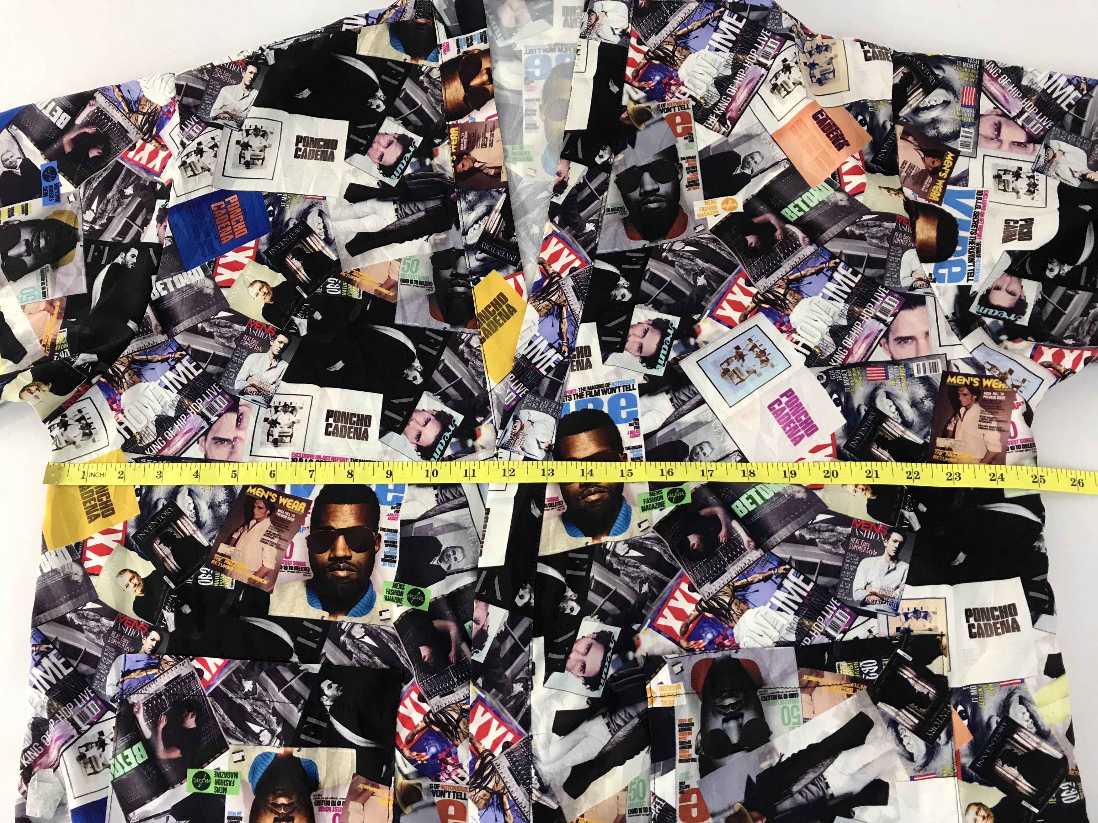 Japanese Brand Salon Kimono Jinbei Poncho Cadena All Over Kanye West Face Size US XXL / EU 58 / 5 - 7 Thumbnail