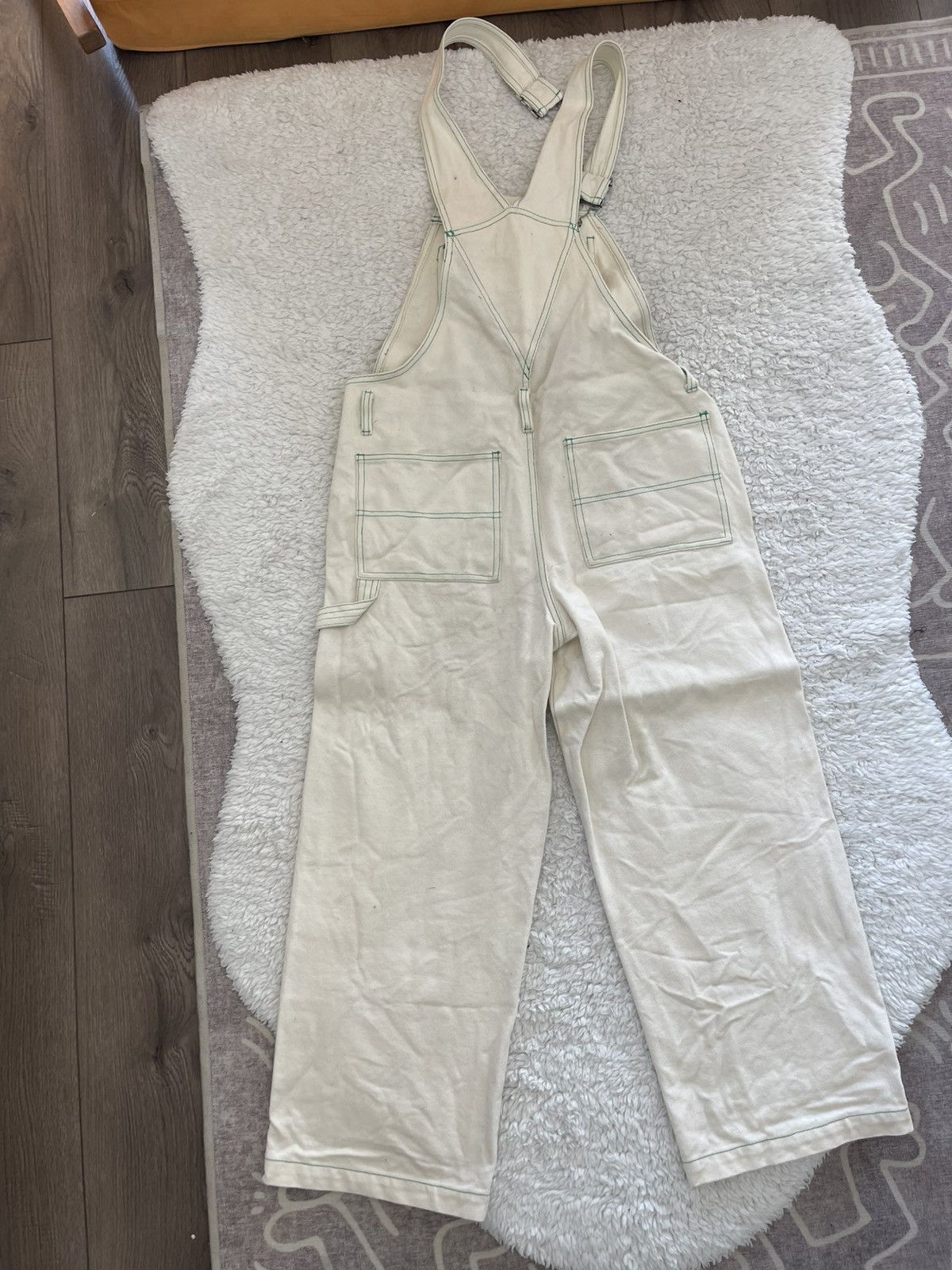 Stussy Stussy Wyatt overalls with green stitching Size 27" / US 4 / IT 40 - 4 Thumbnail