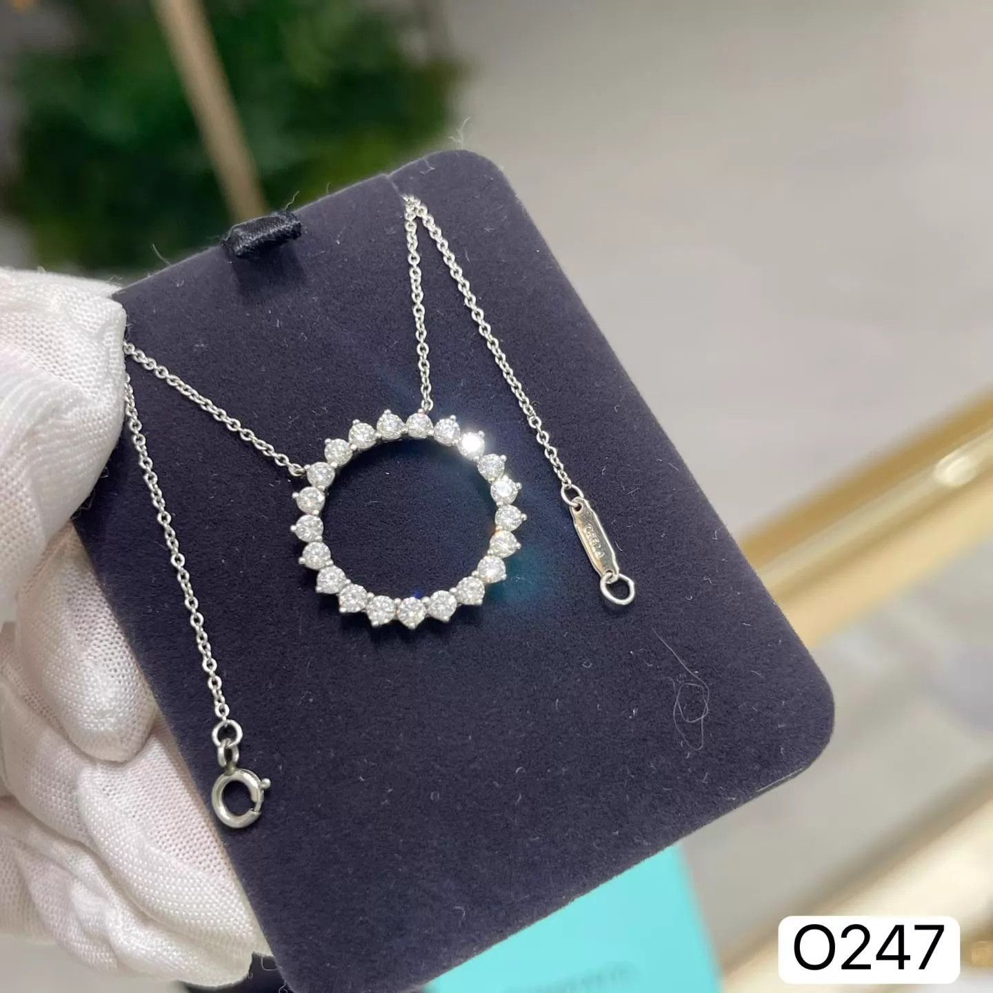 Tiffany & Co. Tiffany & Co. Open Circle Diamond Sunflower Necklace Size ONE SIZE - 5 Thumbnail