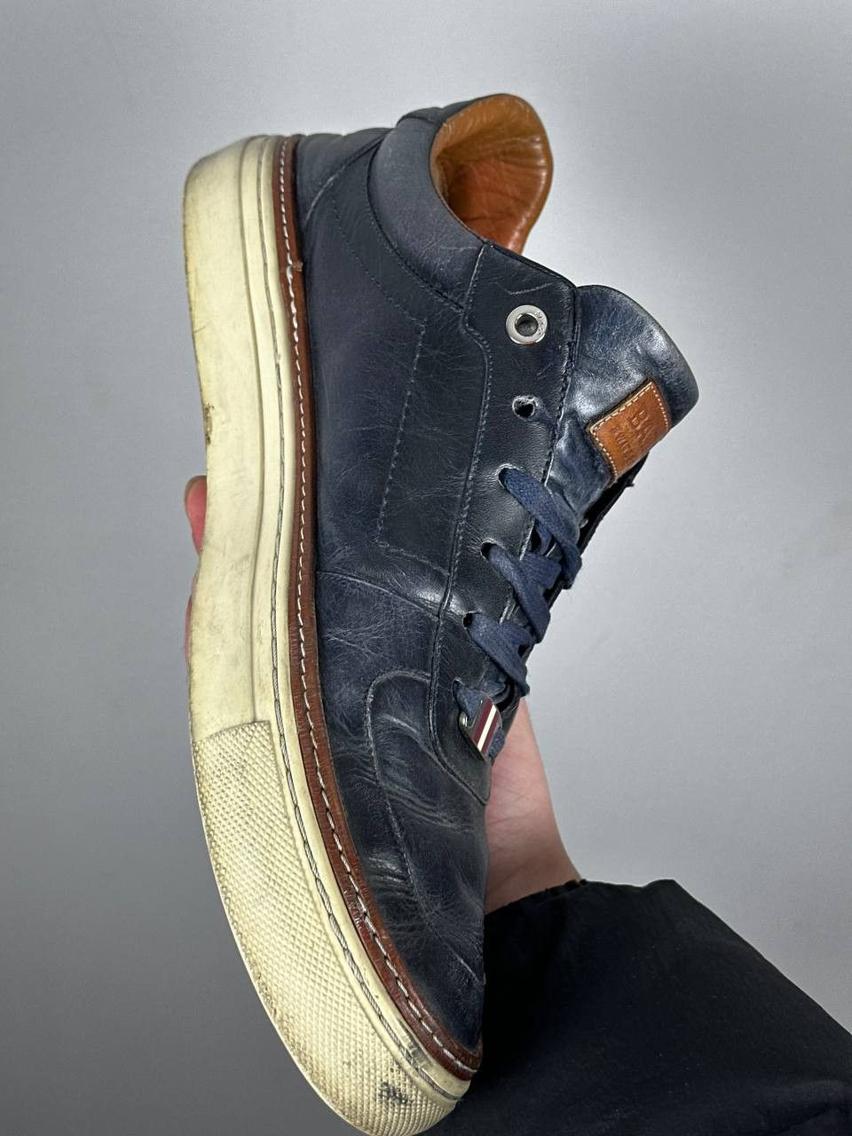 Bally BALLY Blue Leather Sneakers Men’s Shoes Size US 9 Size US 9 / EU 42 - 7 Thumbnail