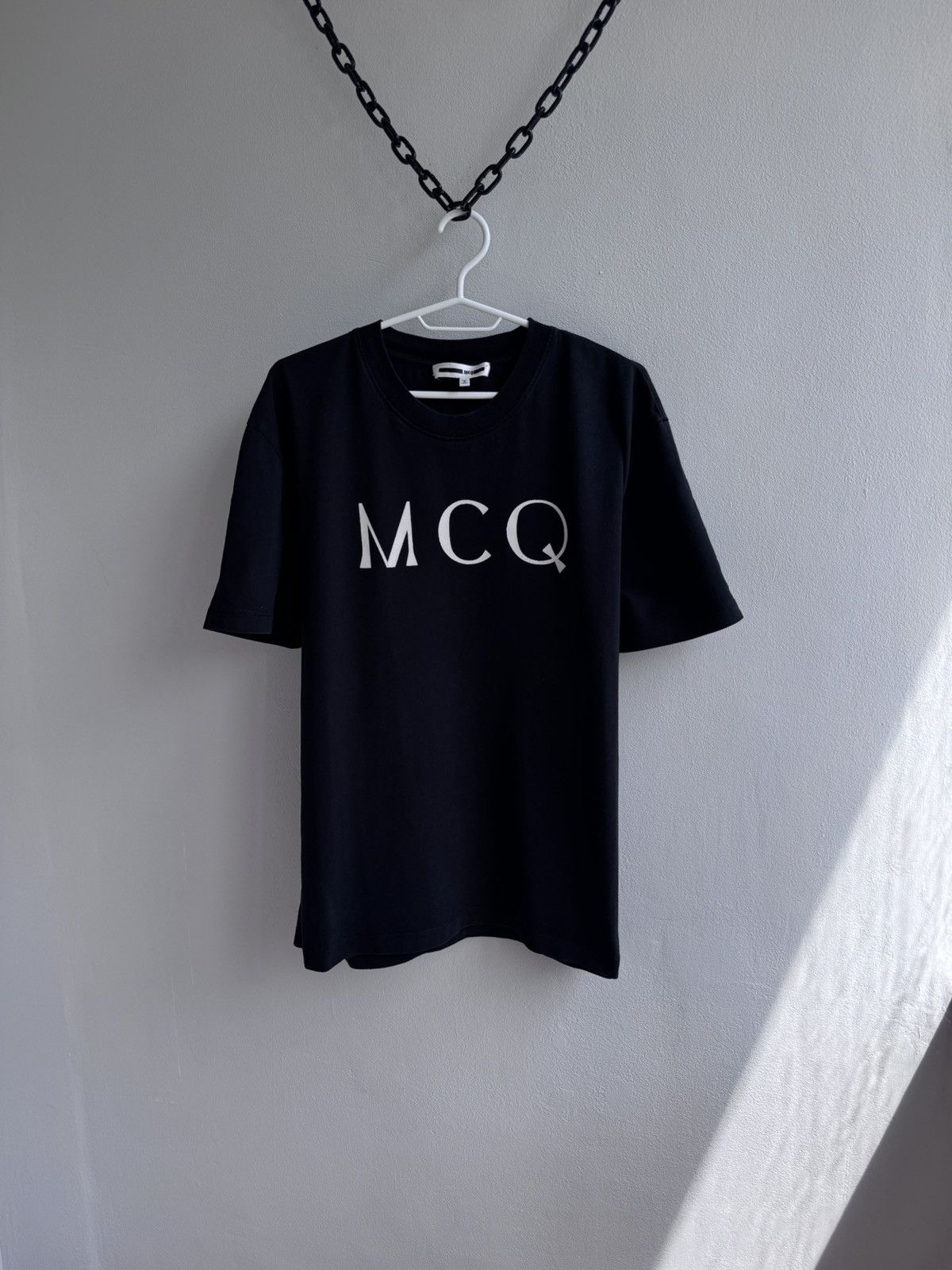 Alexander McQueen Alexandr Mcqueen MCQ T-shirt Litters Logo Tee Luxury Size US XL / EU 56 / 4 - 1 Thumbnail