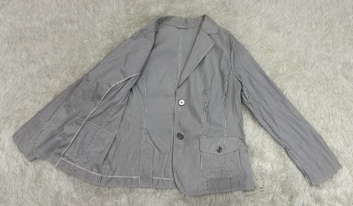 Burberry Burberry London Striped Cotton Blazer Jacket Made in Japan Size S / US 4 / IT 40 - 3 Thumbnail
