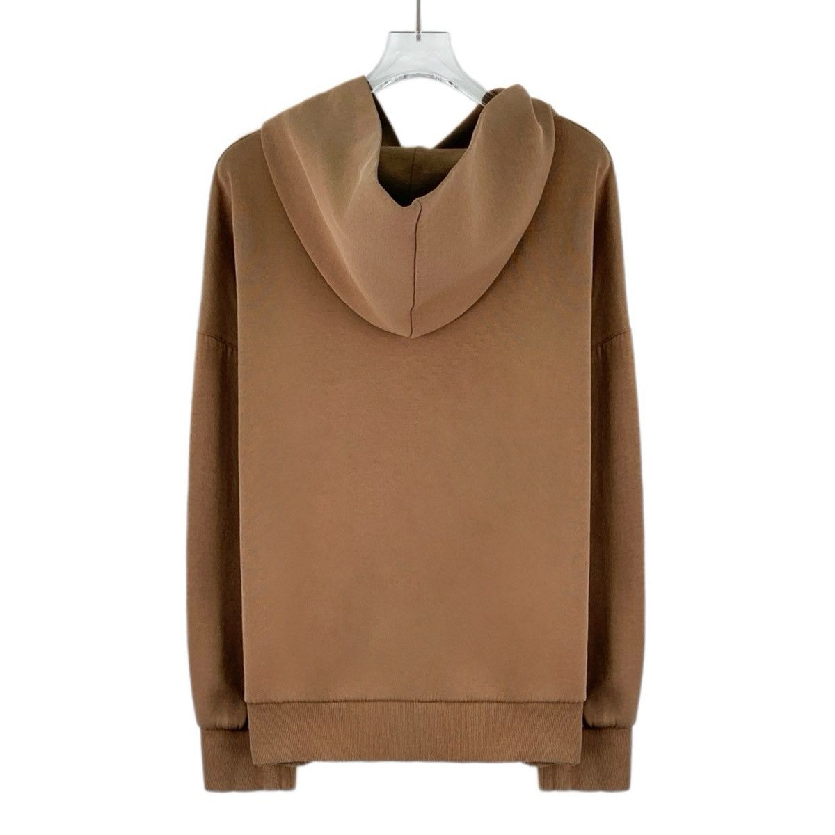 Max Mara Maxmara Brown Cotton Hooded Long Sleeve Sweatshirt K26WX Size L / US 10 / IT 46 - 2 Thumbnail