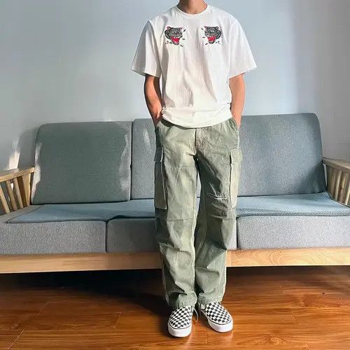 Japanese Brand × Vintage multi pocket function patchwork military cargo pants Size US 32 / EU 48 - 2 Thumbnail