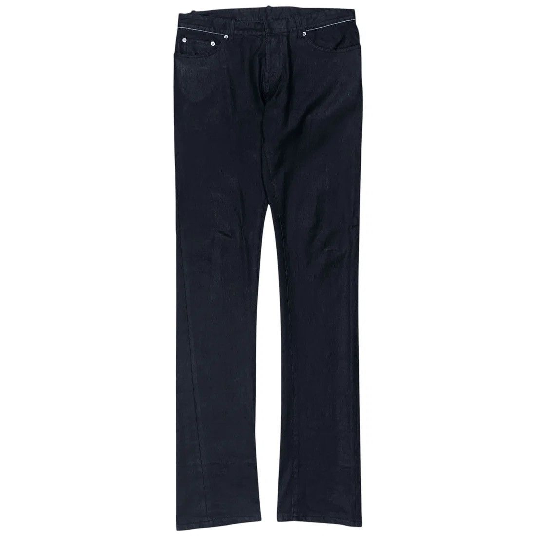 Balenciaga Balenciaga Waist Trimmed Waxed Jeans - SS13 Size US 33 - 1 Thumbnail
