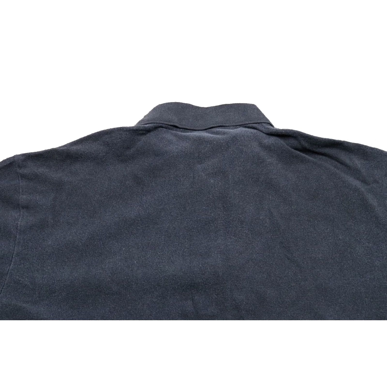 VINTAGE Polo Golf Polo Shirt Men\'s Large Black Cotton Short Sleeve Classic Preppy