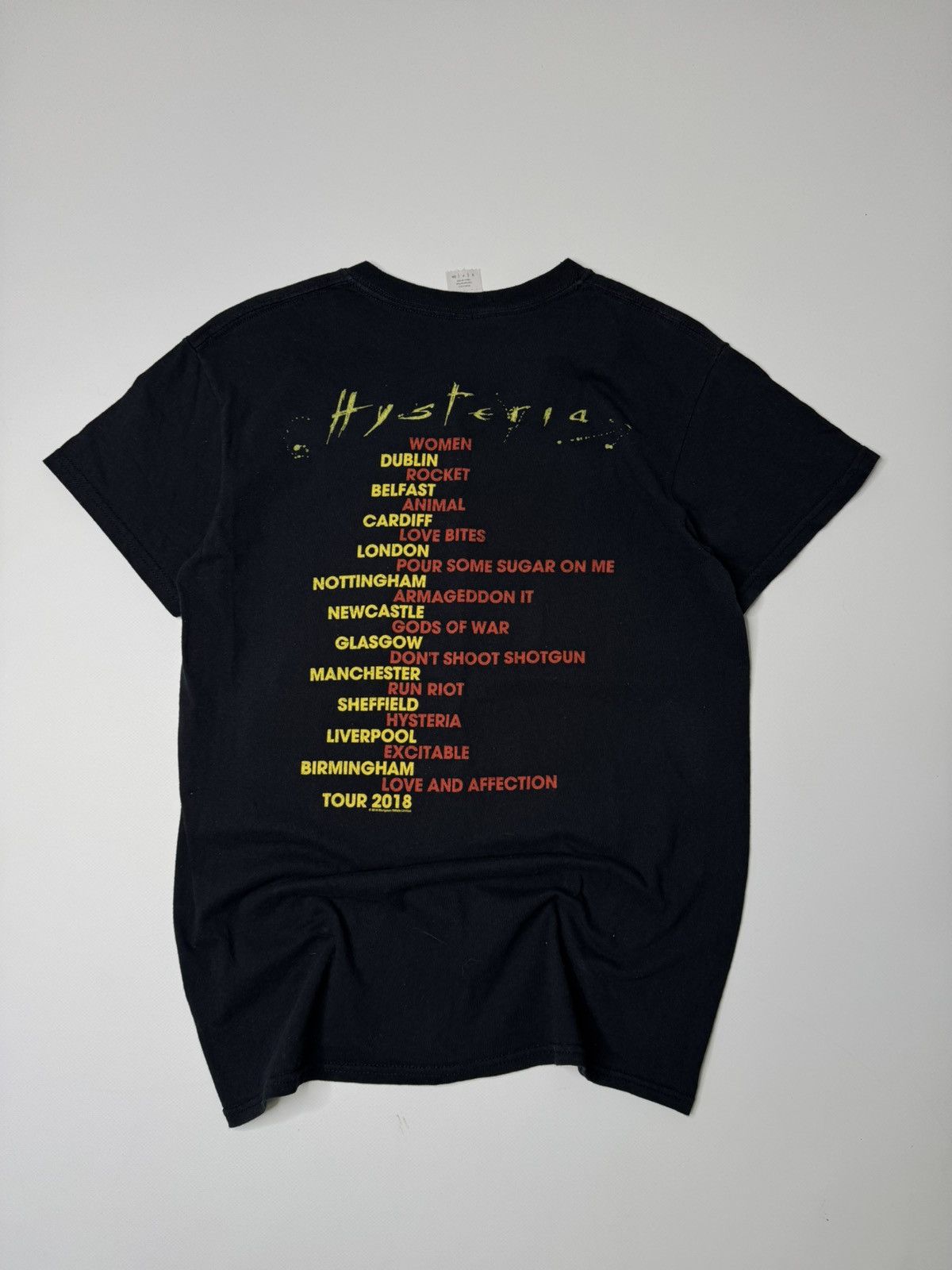 Def Leppard Def Leppard Hysteria tour 2018 tee rock metal band swag 90s Size US S / EU 44-46 / 1 - 3 Thumbnail