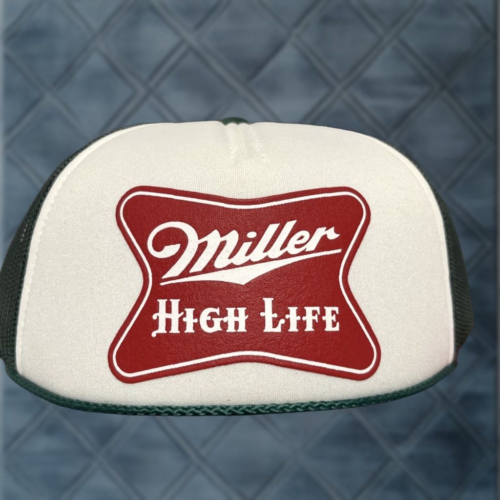 American Needle American Needle Miller High Life Beer Hat Cap Snapback Rope Trucker Green – Casual, Adjustable, Breathable; One Size; Men Size ONE SIZE - 1 Thumbnail