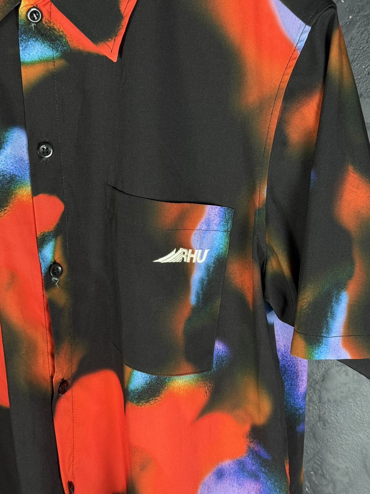Rhude × Zara Zara x Rhuigi Rhude Button Up Short Sleeve Shirt Oversized Size US S / EU 44-46 / 1 - 7 Thumbnail