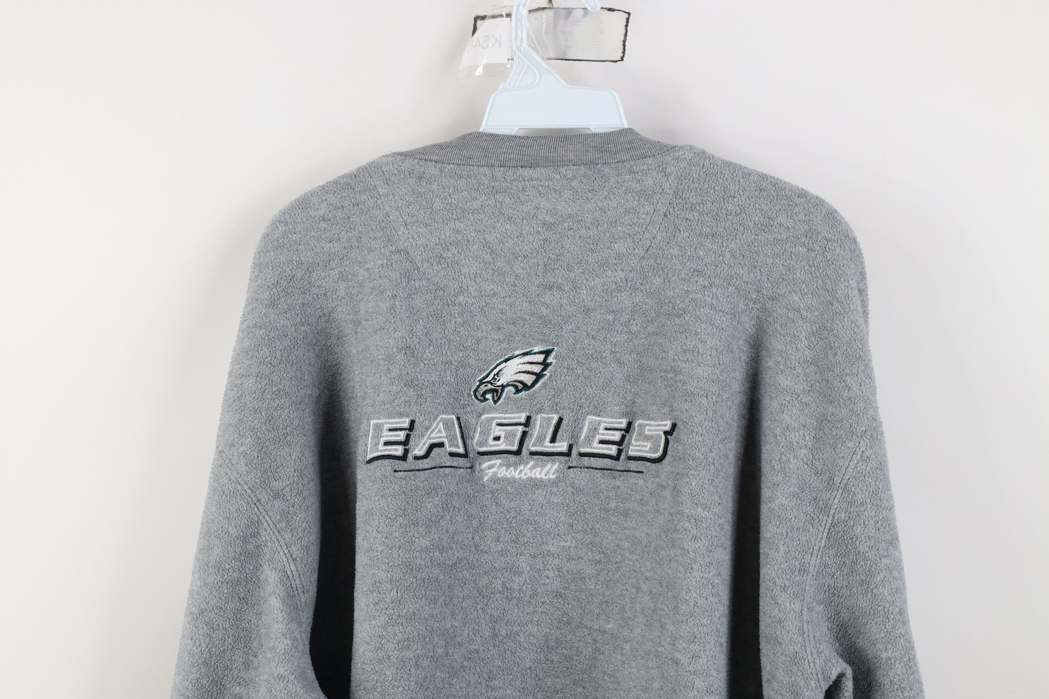Vintage Vintage 90s Philadelphia Eagles Football Fleece Sweatshirt Size US XL / EU 56 / 4 - 10 Thumbnail