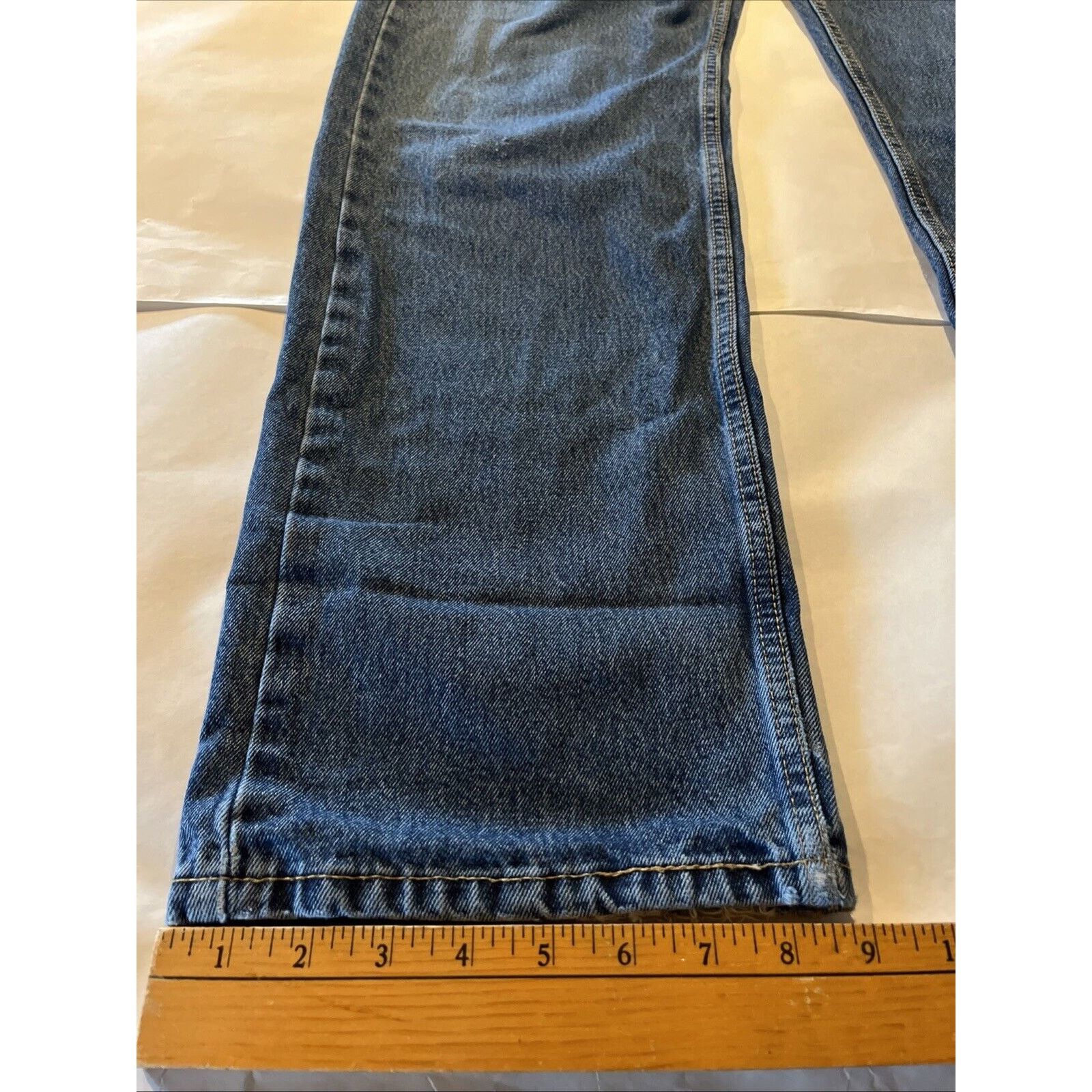 Levi's Levi’s 505 Jeans Men’s 38x34 Reg Straight Denim Cotton Blue Size US 38 / EU 54 - 3 Thumbnail