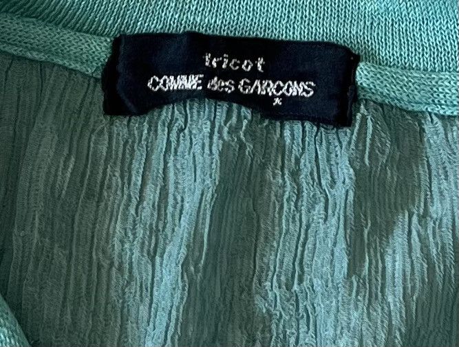 Comme des Garcons Vintage tricot cdg pleated sheer flowy shirt Size US M / EU 48-50 / 2 - 5 Thumbnail