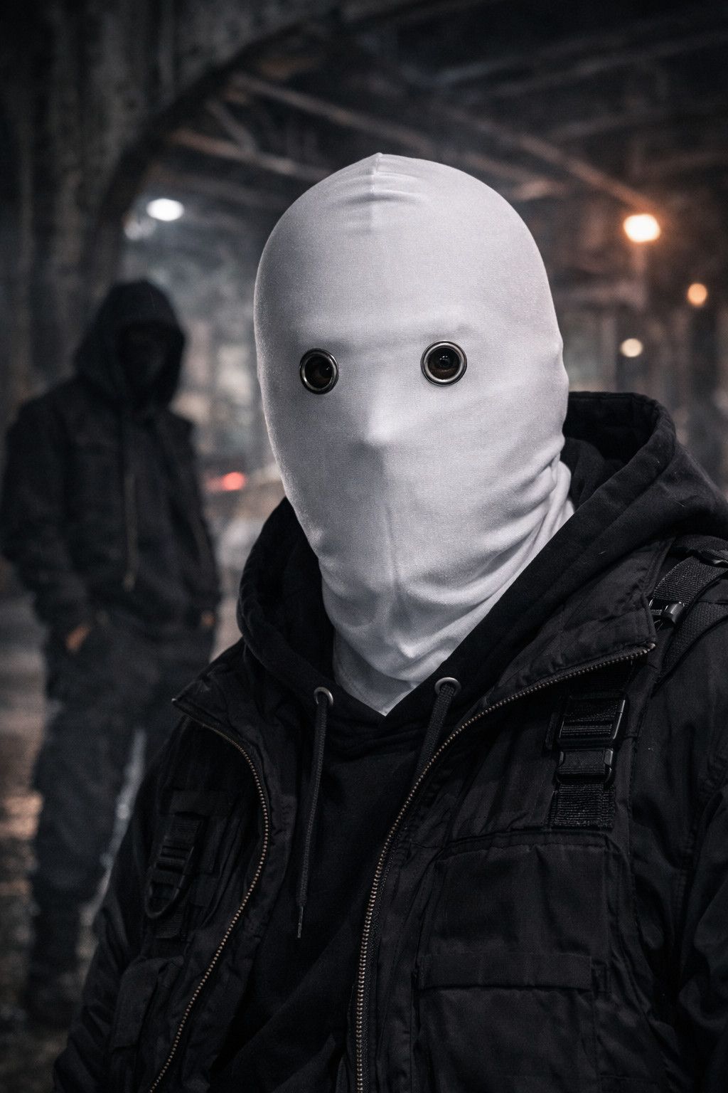 Other White Mask Full Face Balaclava for Photoshoots, Performance Size ONE SIZE - 2 Thumbnail
